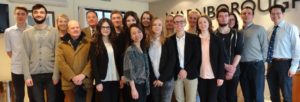 German internship participants from Hanse Berufskollege at Warnborough College in Canterbury